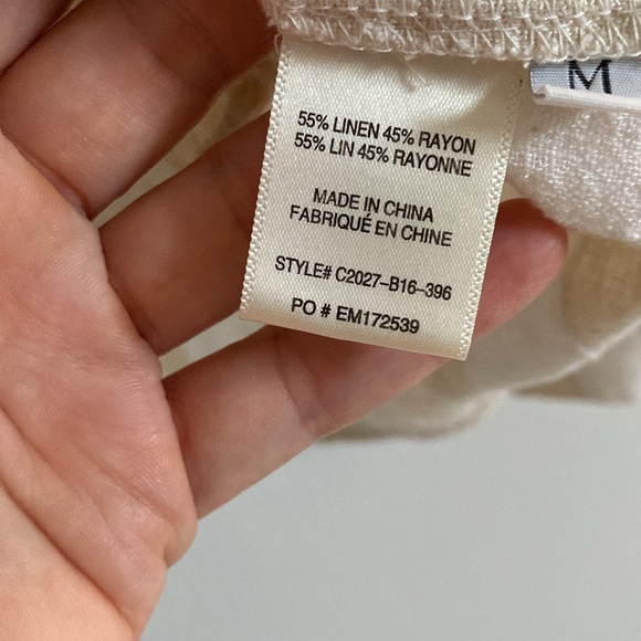 Cloth & Stone Women’s Striped Button Down Shirt - Picture 4 of 4